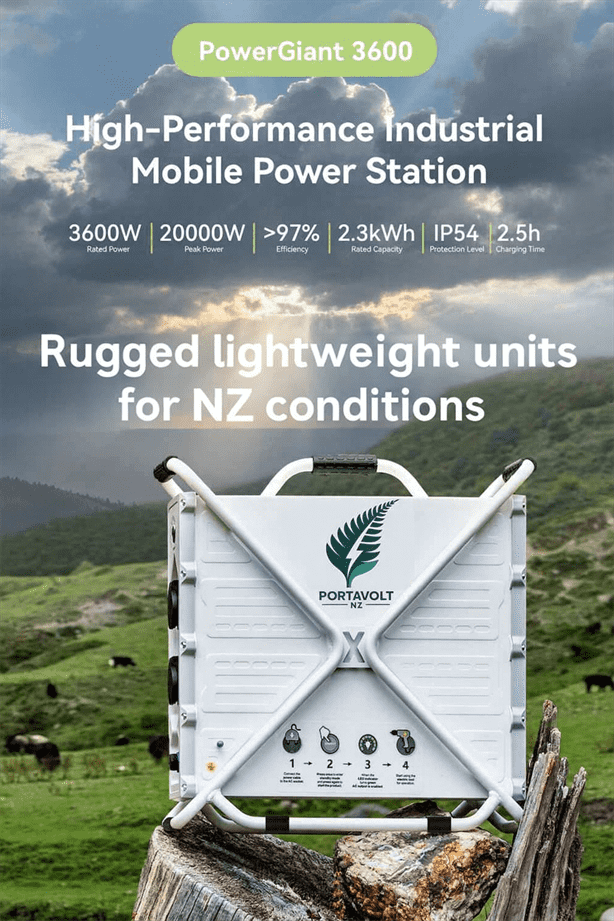 Portavolt PG3600 portable lithium generator